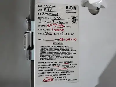 Used EATON CUTLER-HAMMER PSS160D Misc Electrical & Power Parts British Columbia CA | Lenmark #248457