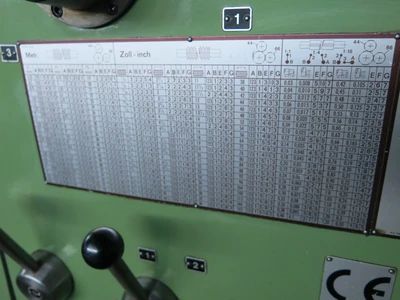 USED MEUSER M4L-160 HOLLOW SPINDLE LATHE