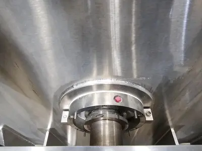 Used Feldmeier Ribbon Blender, 50 Cubic Feet, 304 Stainless Steel