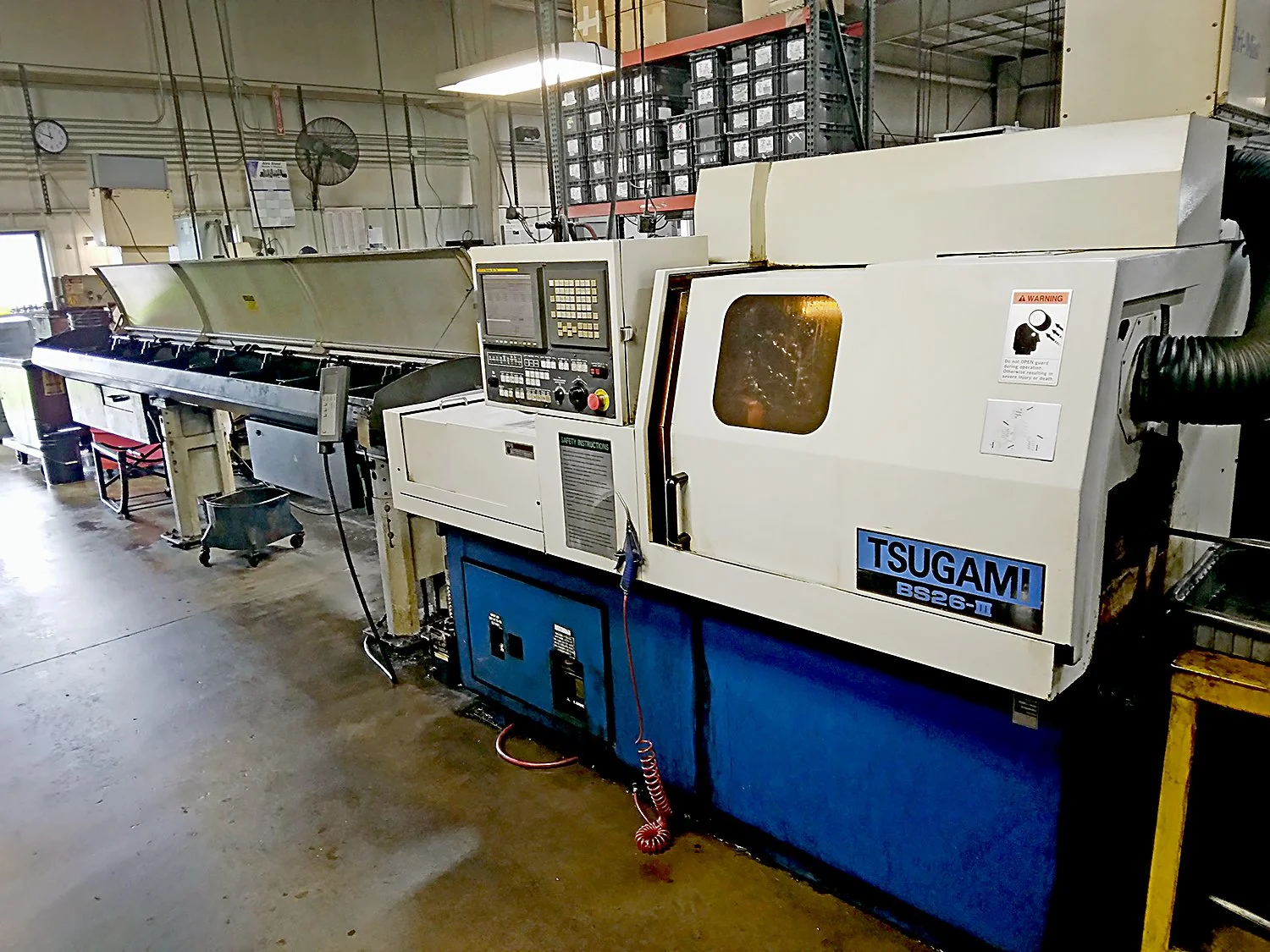 Tsugami CNC Swiss Auto. Screw Machine