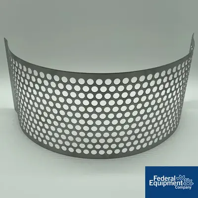 USED Fitzpatrick 0.375" (3/8"-Mesh) D6 Fitzmill Screen