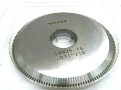 NEW MEADEN 14926-16 SLITTER WHEEL .031 "TIE 1492616