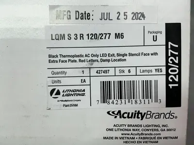 Used LITHONIA LIGHTING, TRIAD LQM S 3 R 120/277 M6 / B232IUNVHPN Lighting Ohio US | HGR 24 #1561833