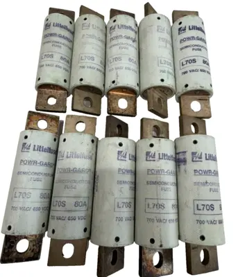 NEW LOT OF 10 LITELFUSE L70S 80A SEMICONDUCTOR FUSES 700VAC 650VDC