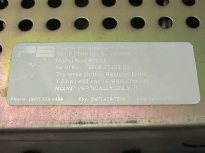 Used POWER ELECTRONICS _UNKNOWN_ Hoists (All Types) | Arrow Industrial #634234