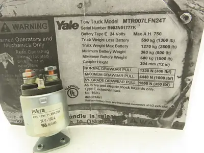 Iskra ARD119411.250.229 Pump Contactor Solenoid Off Yale Tow Truck MTR007LFN24T