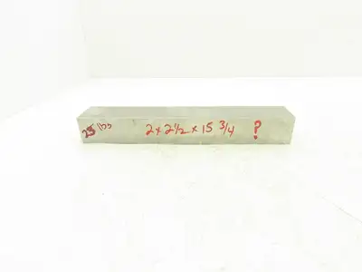 Steel Ground Flat Bar Stock 2-1/8" x 2-1/2"x 15-3/4"