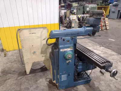 CINCINNATI HORIZONTAL MILL WITH BRIDGEPORT HEAD USED
