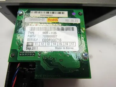 NAUTILUS HYOSUNG 7030000037 MCR-1135 Dip Card Reader For MX 5300XP Lot/1