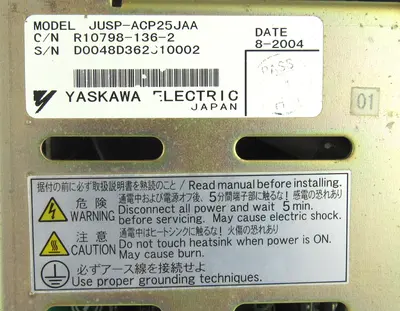USED YASKAWA JUSP-ACP25JAA