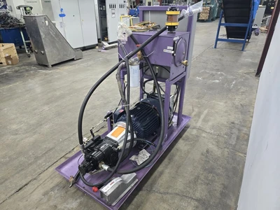 10 Cu. Yd (270 Cu.Ft) Skid Mounted Con-Tech Rotary Blender, 50 HP