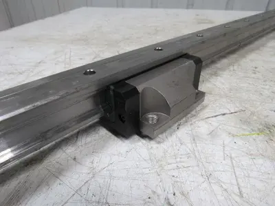 Star 1651-312-10 48-3/4" (1238.25mm) Long Linear Rail W/2 Bearing Blocks NEW