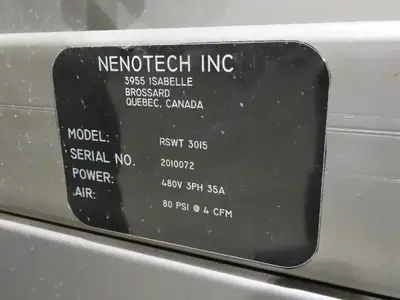 Nenotech RSWT 3015 Shrink Wrapper Bundler Heat Tunnel Belt Conveyor 480V
