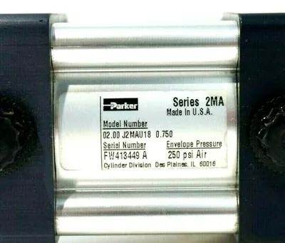 NEW PARKER 02.00 J2MAU18 0.750 CYLINDER SER.2MA 0200J2MAU180750