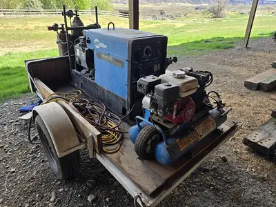Service Trailer - Welder / Torch / Air Compressor