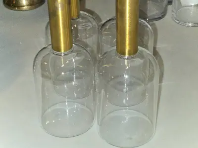 Lot of (4) Bud Vase - Zoya by Accent Décor 3 1/2" x 16 1/4"