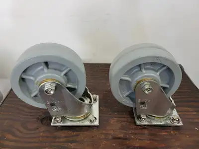 6 x 2 in. Caster Wheel w/ Swivel (Pkg of 2 Wheels)