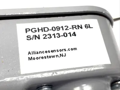 PGHD-0912-RN 6L | Alliance Sensors  LVDT Position Sensor - New Other