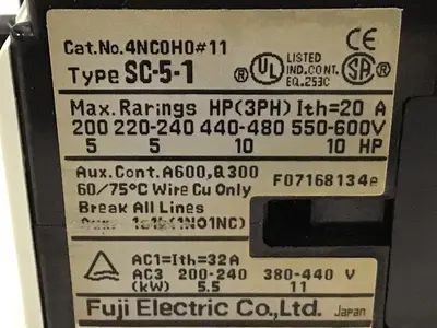 USED FUJI ELECTRIC SC-5-1 4NC0H011
