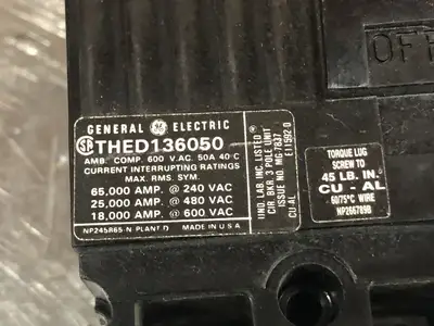 USED GENERAL ELECTRIC THED136050