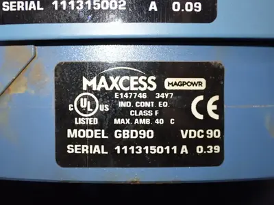 USED MAGPOWER / MAXCESS GBD90A230