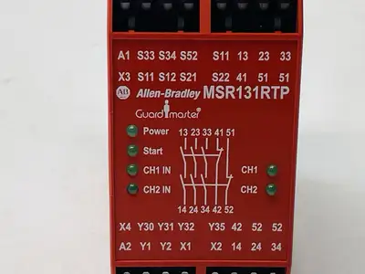 USED ALLEN-BRADLEY SER. A GUARDMASTER MINOTAUR SAFETY RELAY MSR131RTP