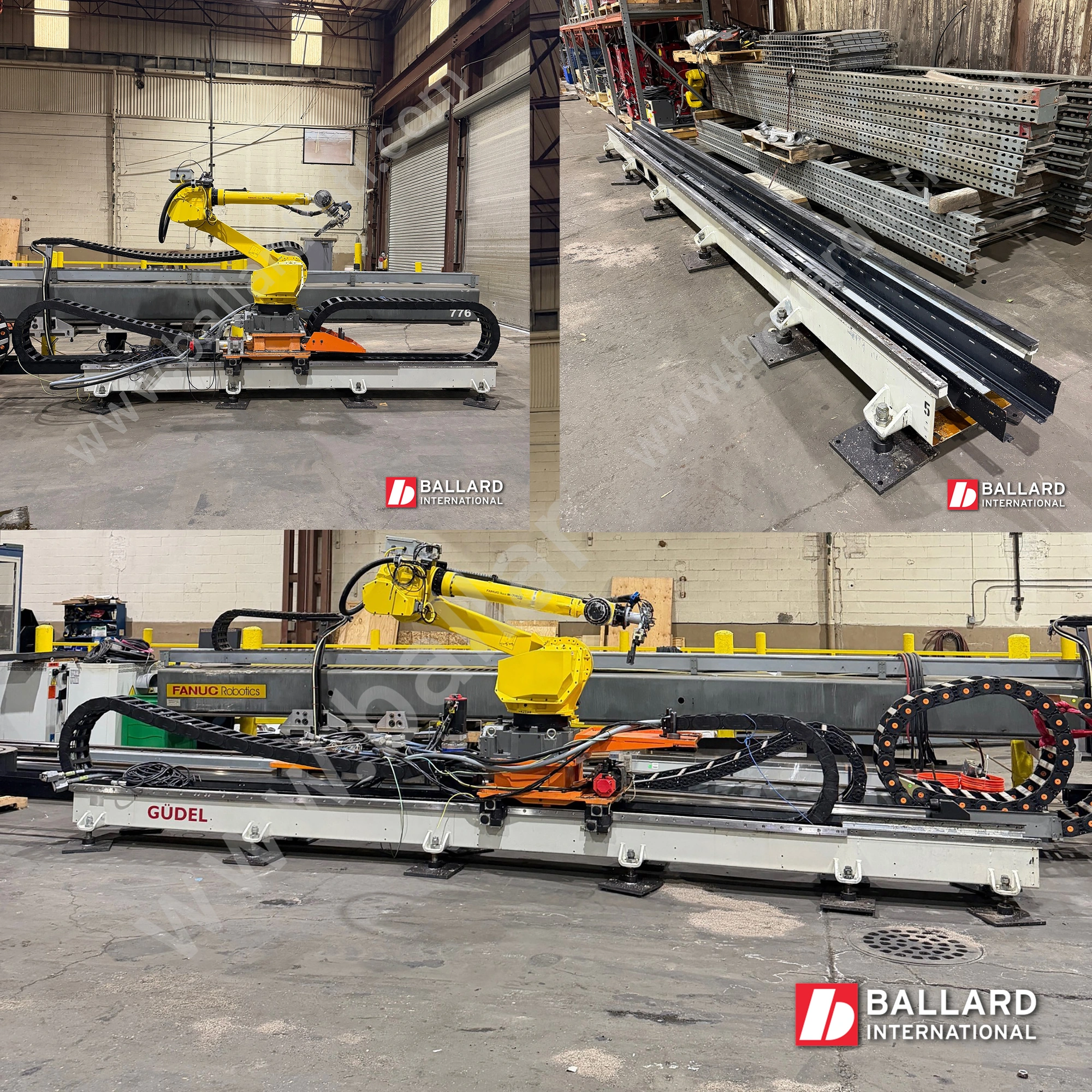 GUDEL TMF-2HD 7th Axis Robot Linear Rail – 16 Meter