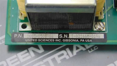 United Sciences Inc. 1003-0500-06 Power Supply Board Used