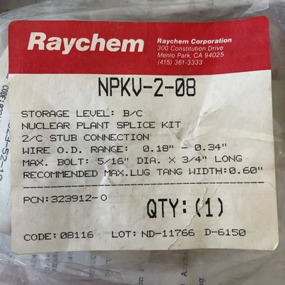 NEW RAYCHEM NPKV-2-08