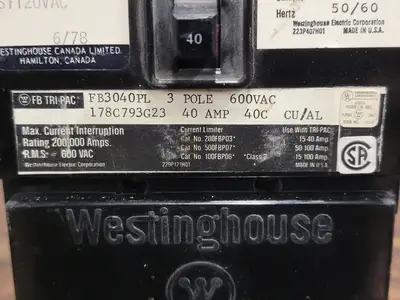 USED WESTINGHOUSE FB3040PL