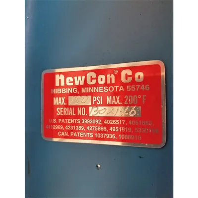 6" Newcon Stainless Steel Knife Gate Valve [Unused]