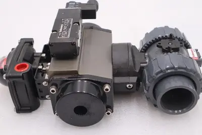 VALWORX 530175 AP075 PNEUMATIC ACTUATOR W/ 529102A SOLENOID 529910A VALVE #007-A