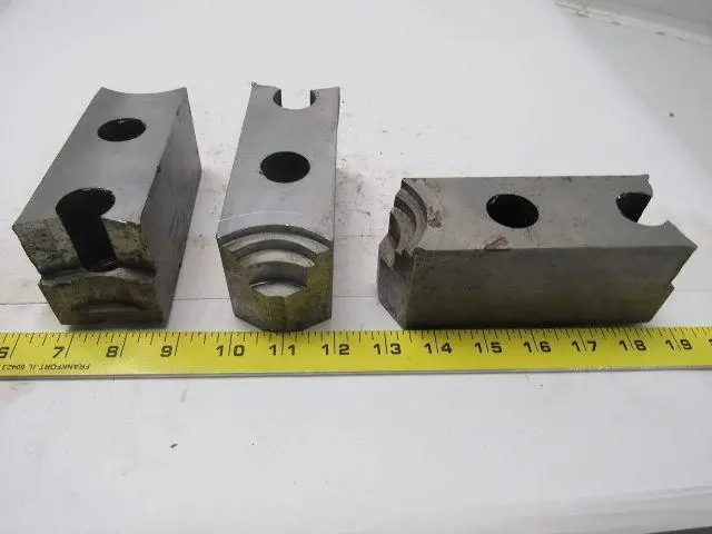 Daco 05-201467 Lathe Chuck Top Jaws 5-5/8" X 1-7/8" X 2-3/8" Lot Of 3