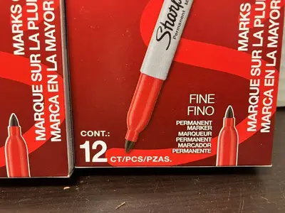 Red Sharpie Fine Markers