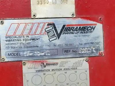 Used VIBRAMECH H1-36-12 Vibratory Screens British Columbia CA | Lenmark #1442987