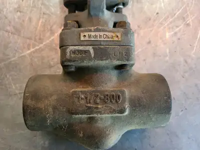 1 1/2" Class 800 Globe Valve API 602
