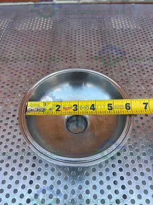 USED GLACIER TANKS B3115MP-G600-150 BOWL REDUCER 1 1/2" TO 6" SANITARY FITTINGS