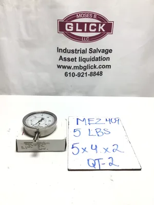 Ashcroft 35-1009-SWL-02L-30 Duralife Pressure Gauge 3-1/2 in (Lot of 2)
