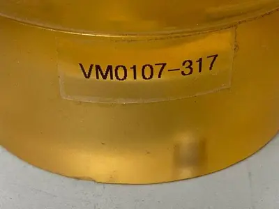 USED ACRYLIC 400ML VM0107-317 VESSEL W/ MULTIPLE .25" FITTINGS
