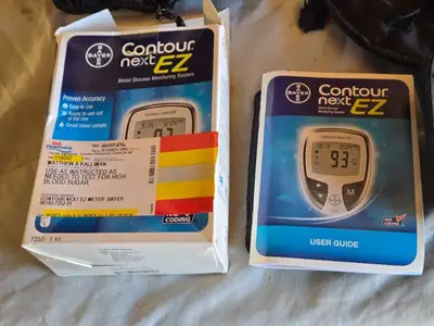Contour Next EZ Blood Glucose Monitoring Systems and Accessories Lot - All Unested