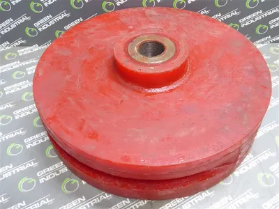 14" Unbranded 3 Vane Impeller 1-9/16" NPT 5-3/16" Bore 3-9/16" Width Surplus