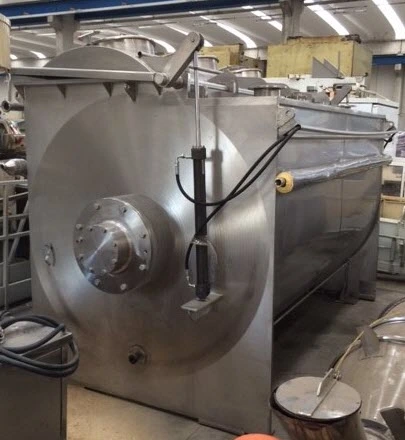 6,000L Azzini S/S JKTD U Trough Mixer
