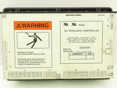 Ingersoll Rand 39259254 SG Intellisys Display Air Compressor Controller See Note