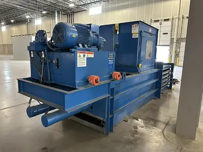 USED BALEMASTER 1772-AO WIDE MOUTH CLOSED DOOR BALER