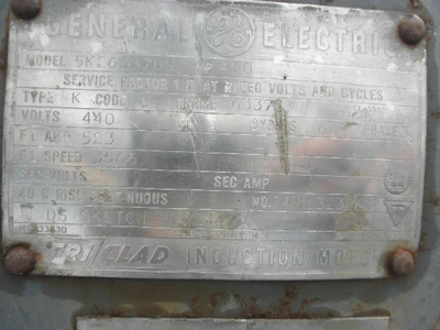 USED GENERAL ELECTRIC 5K26337B2
