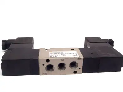 USED SMC DUAL SOLENOID VALVE