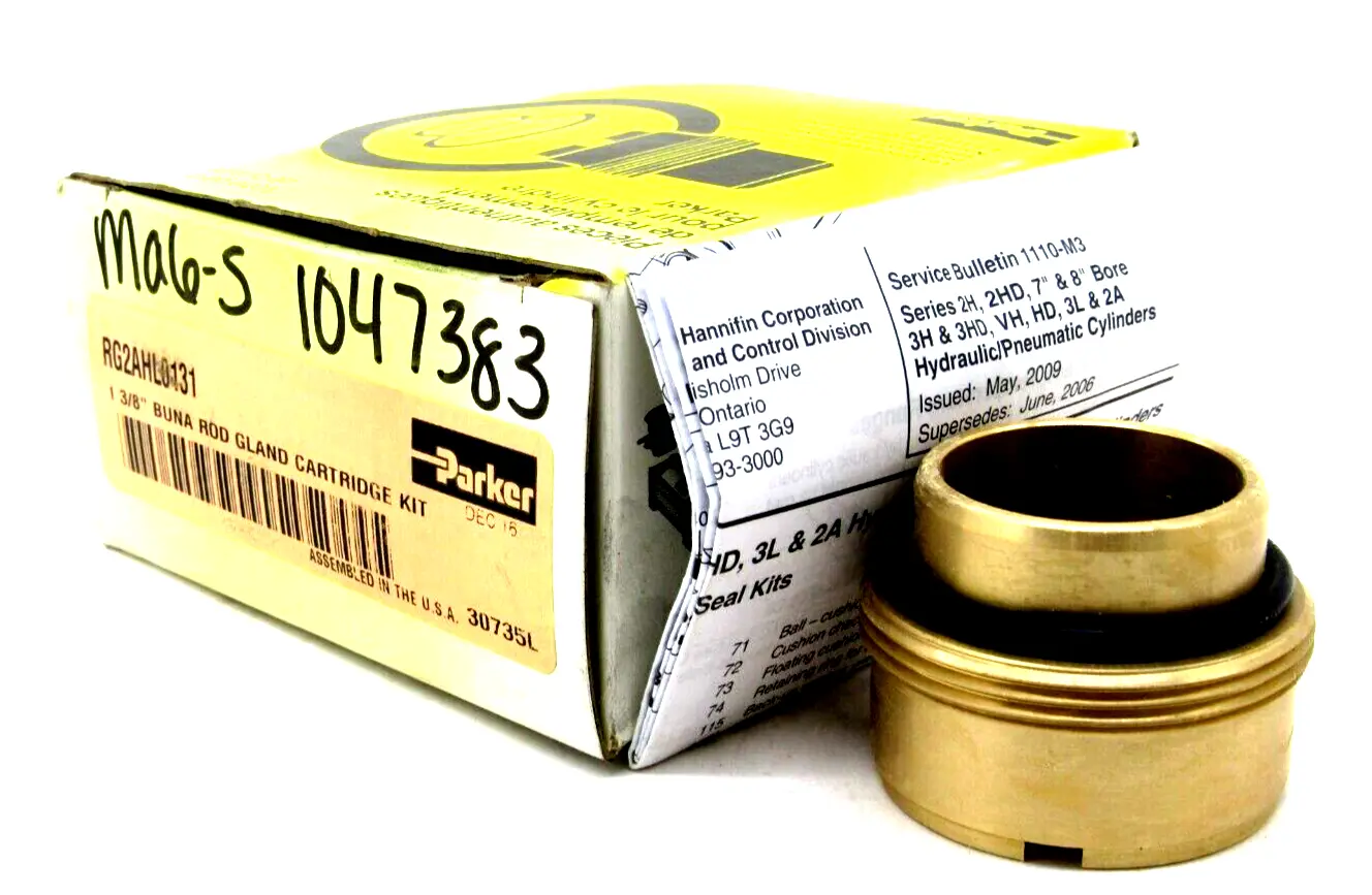 NEW PARKER RG2AHL0131 1 3/8 BUNA ROD GLAND CARTRIDGE KIT