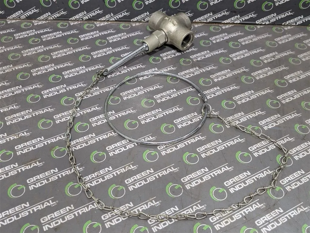 Speakman SE-900CR Self-Closing Emergency Shower Valve with Chain Pull Used