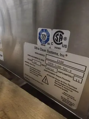 Used Ultra Clean Systems, Inc Ultra Clean Systems, Inc Model 1100 Lab Washers Texas US | PT Medical Technologies #1458908
