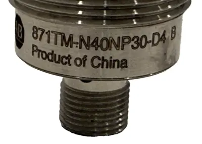 ALLEN BRADLEY 871TM-N40NP30-D4 SER.B PROXIMITY SENSOR 871TMN40NP30D4 NEW SURPLUS